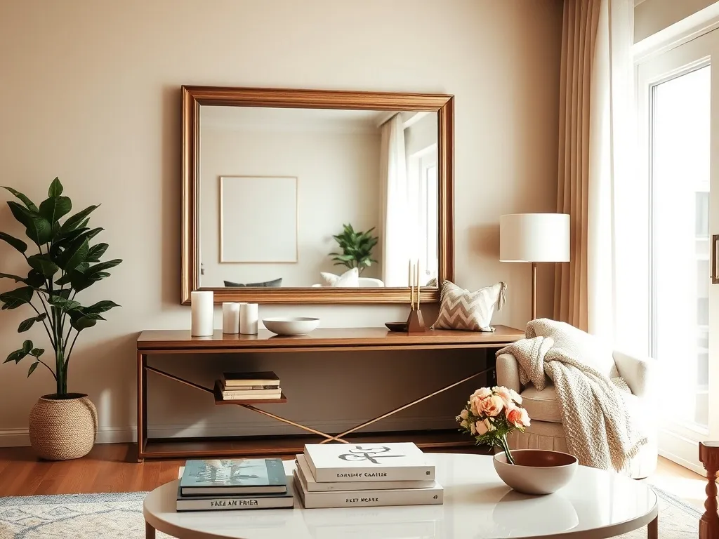 Gdzie powiesić lustro w salonie? Najlepsze miejsca i porady