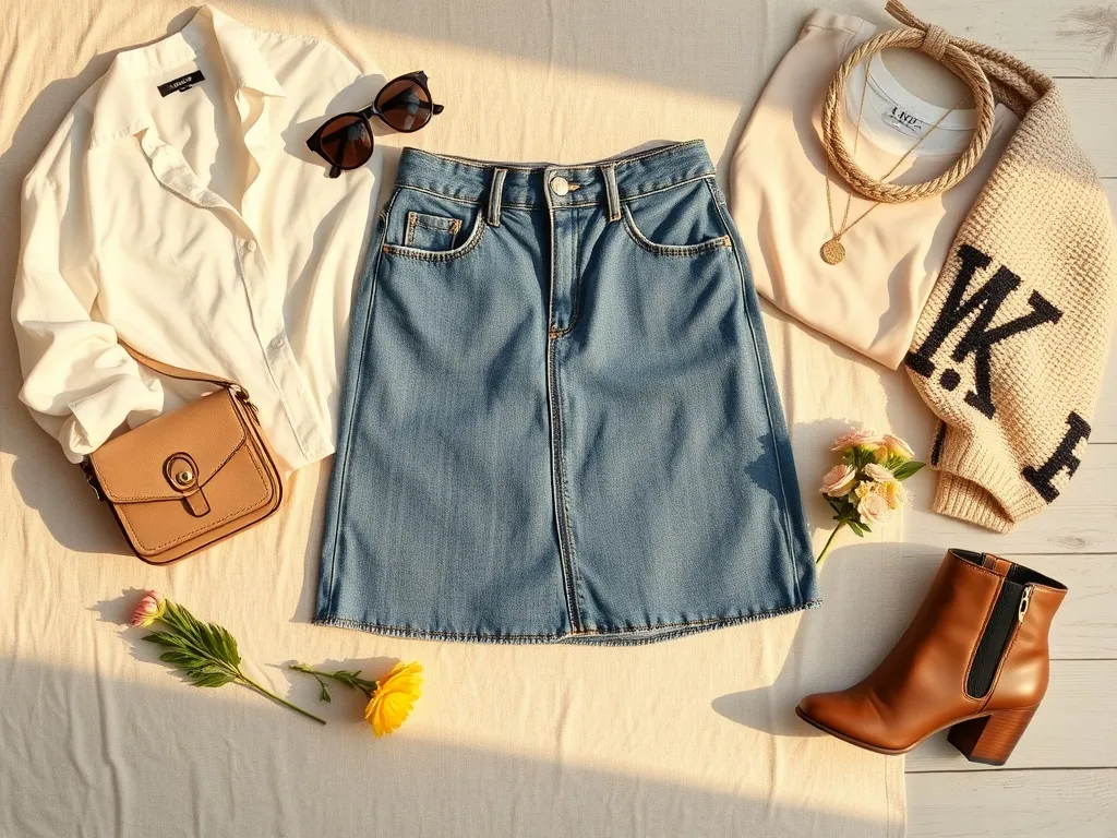 Co założyć do jeansowej spódniczki? Najlepsze stylizacje i porady