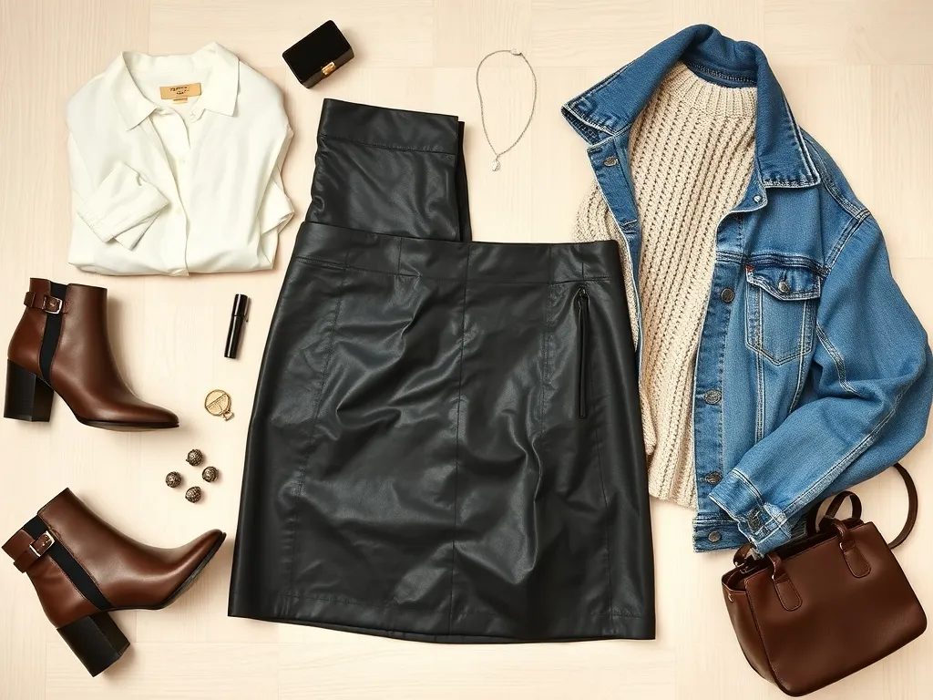 Co ubrać do skórzanej spódniczki? Przewodnik po stylizacjach