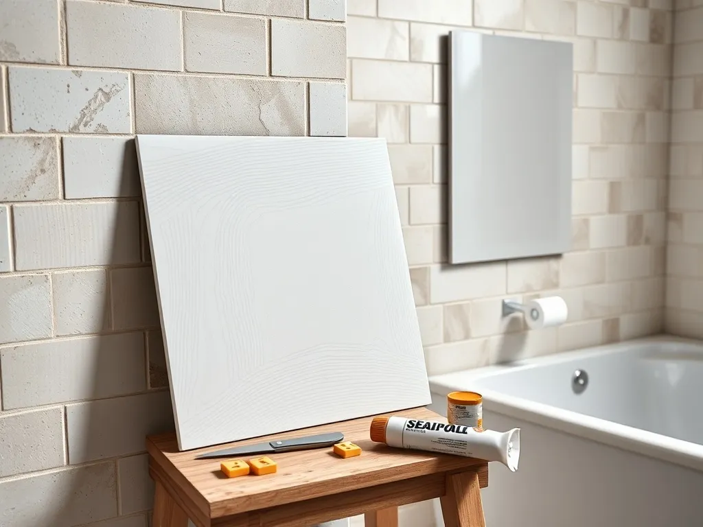 Panele winylowe do łazienki na stare płytki: montaż i porady