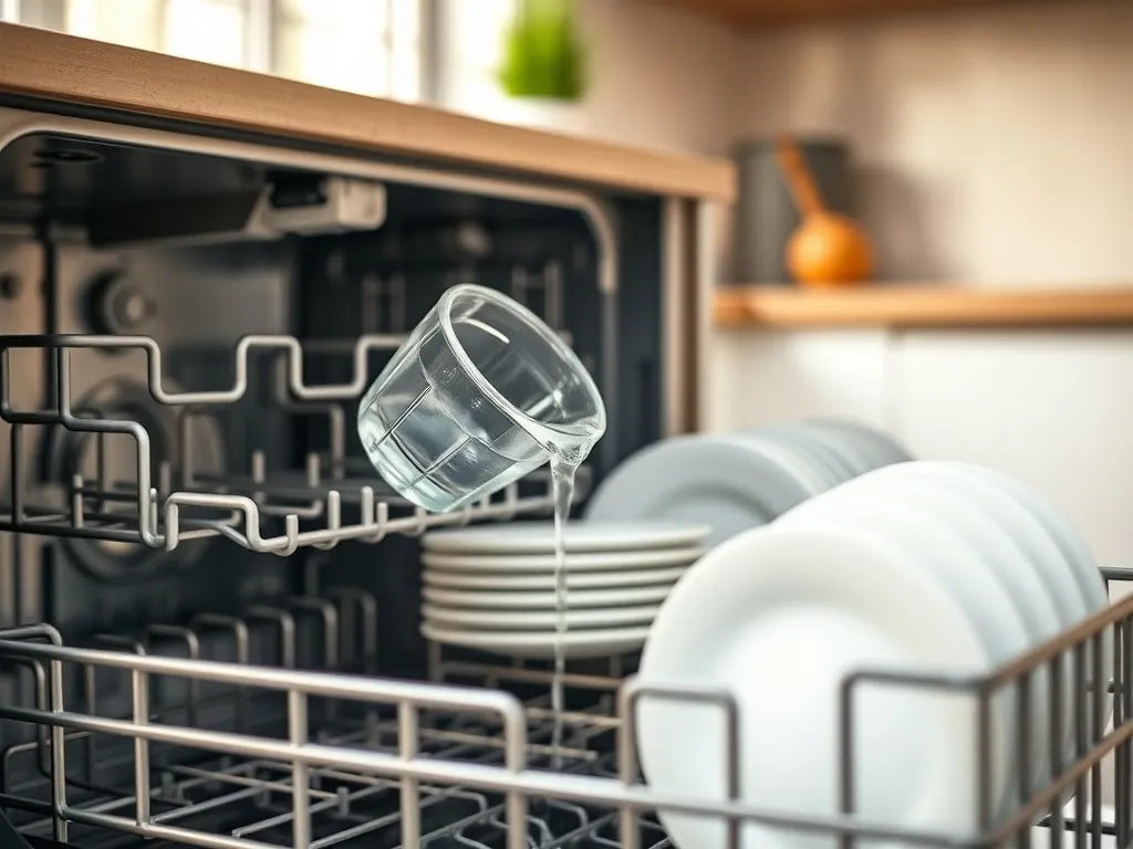 Gdzie wlać ocet do zmywarki?