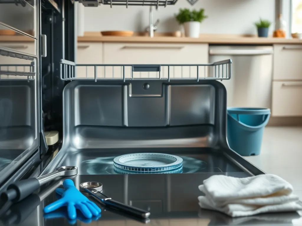 Dlaczego w zmywarce stoi woda? Przyczyny i naprawa