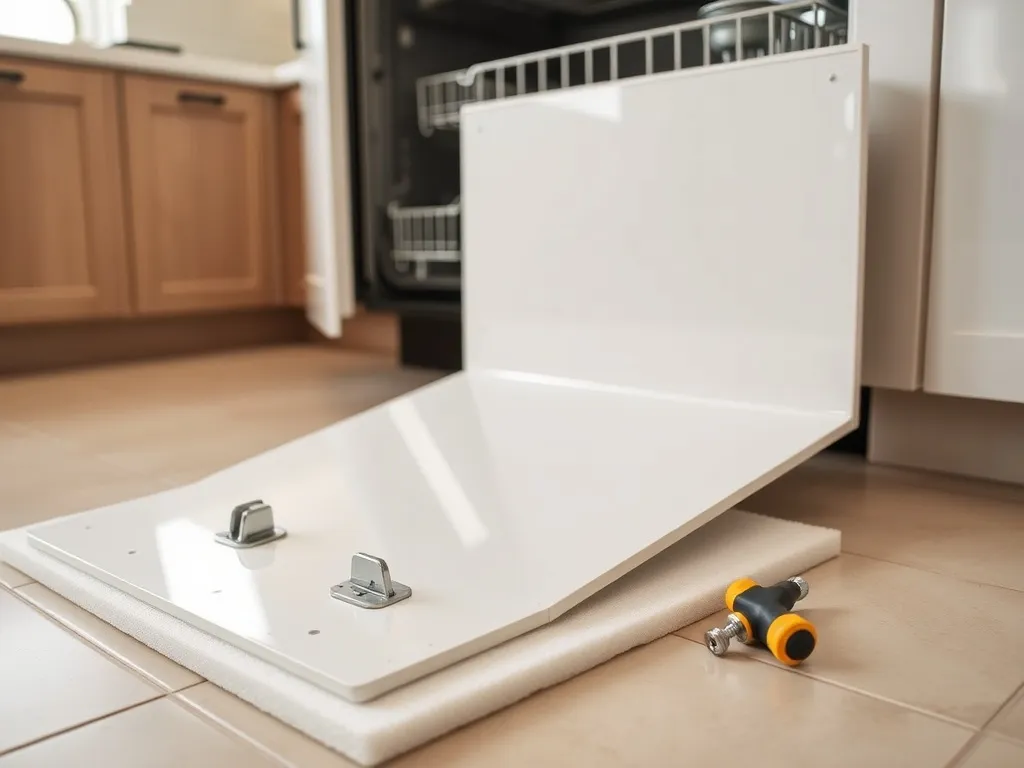 Jak zamontować front do zmywarki Bosch?