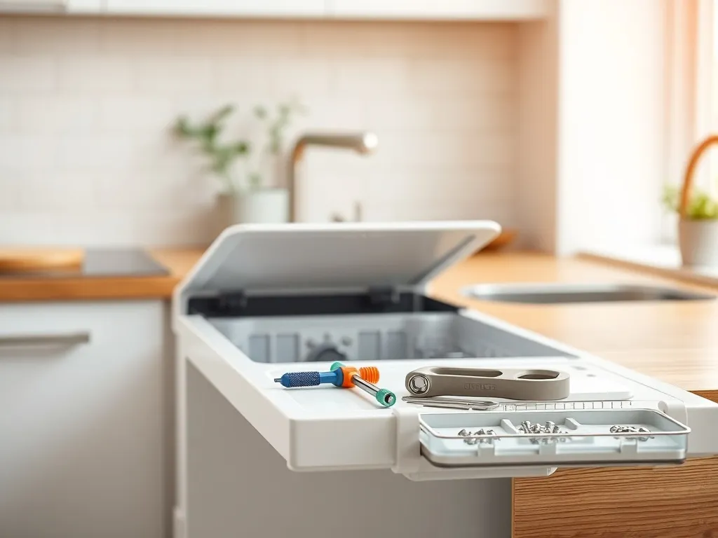 Jak zdjąć blat ze zmywarki Bosch Serie 4?